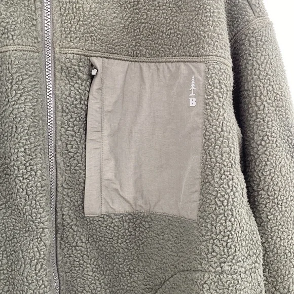 Bass Outdoors Women’s Green Coastal Sherpa Fleece Jacket Size XS - Picture 3 of 10